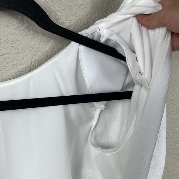 New Veronica Beard Channing Jacquard Sheath Dress In White Long Sleeve Sz 8 - Picture 13 of 14